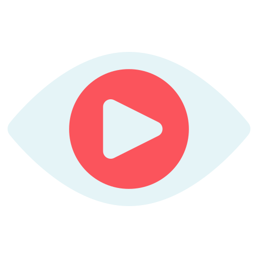 ojo de los medios icono gratis