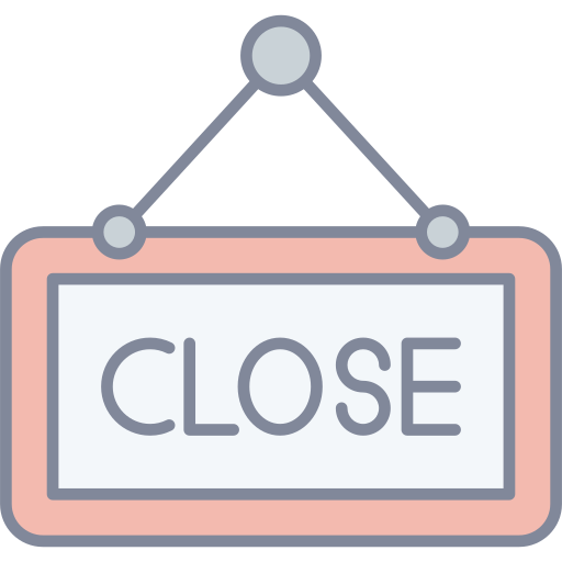 cerrado icono gratis