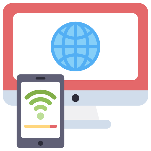 Wireless connection free icon Wireless connection free icon