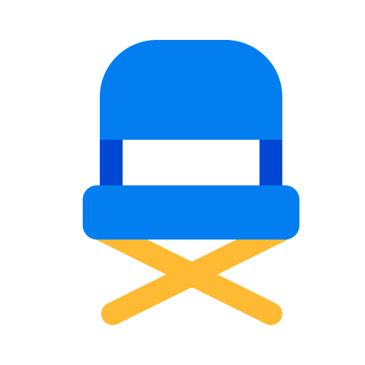 Folding chair free icon