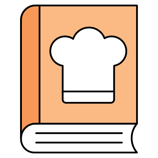 libro de cocina icono gratis