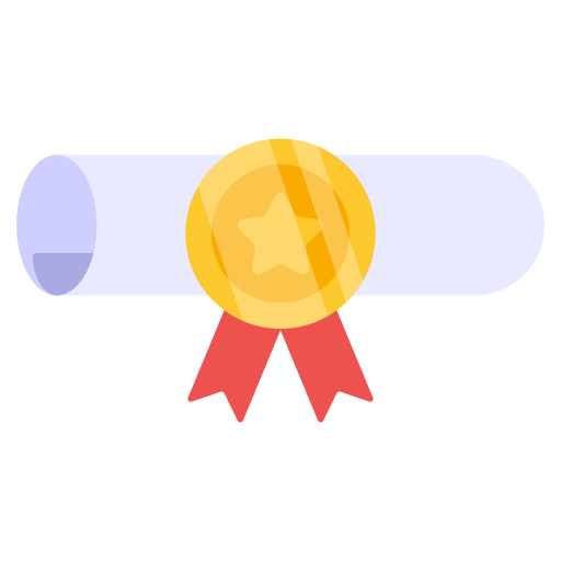 diploma grátis ícone
