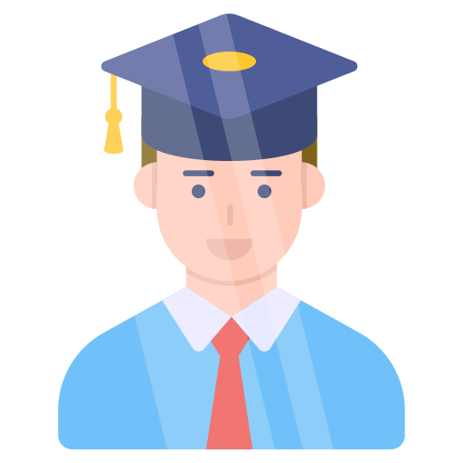 graduación icono gratis