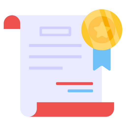 diploma grátis ícone