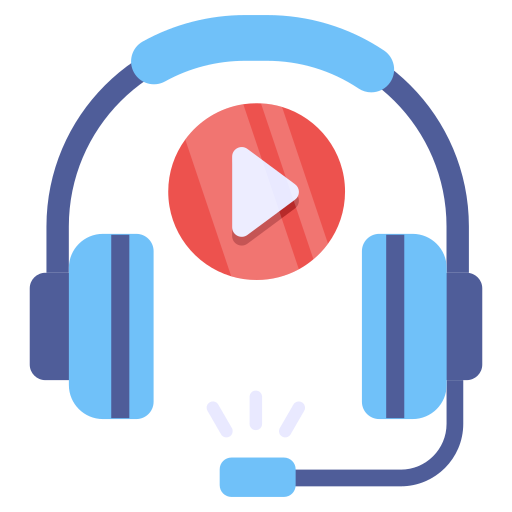 curso de audio icono gratis