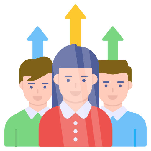 mitarbeiterwachstum kostenlos Icon mitarbeiterwachstum kostenlos Icon