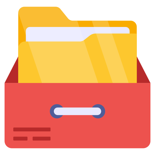 cajón de archivos icono gratis