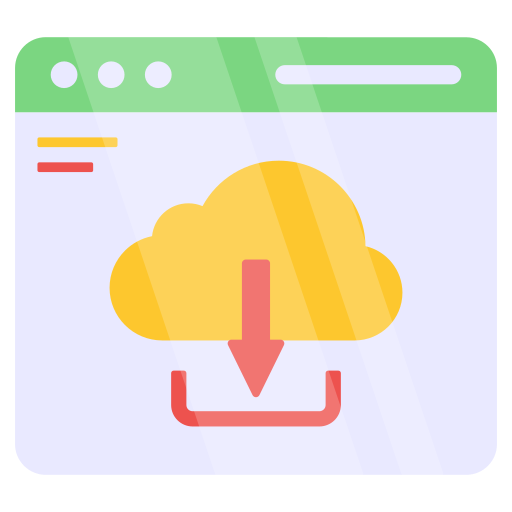 almacenamiento en la nube icono gratis