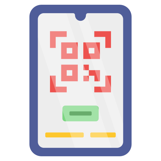 código qr móvil icono gratis