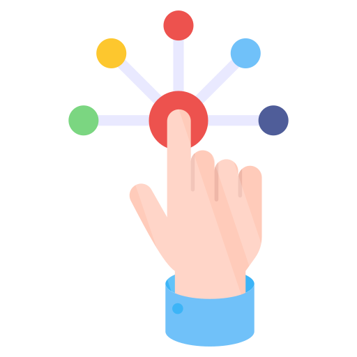 Touch screen free icon