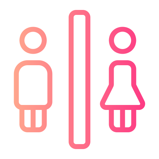 señales de baño icono gratis