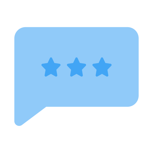 reseñas icono gratis