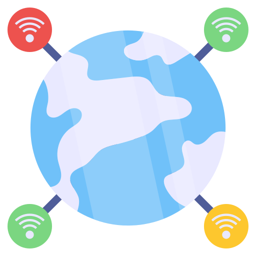 wifi mundial icono gratis