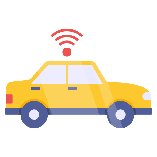 auto inteligente icono gratis