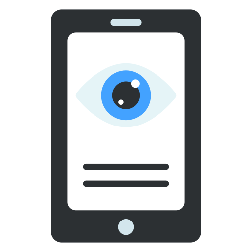 monitoreo móvil icono gratis