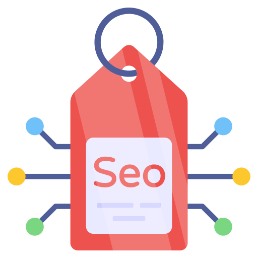 etiqueta seo icono gratis