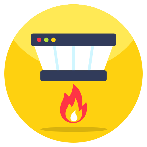 alarma de incendios icono gratis