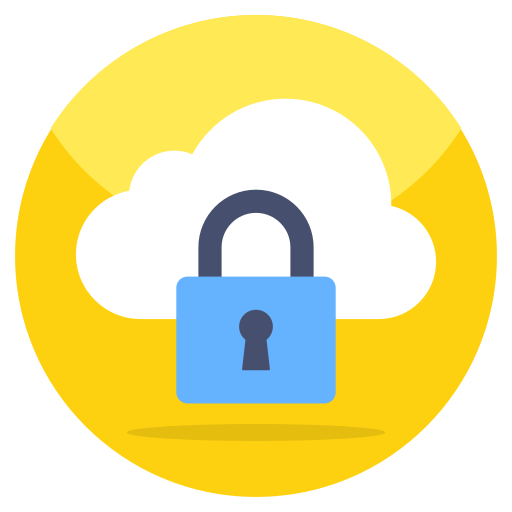 protección en la nube icono gratis