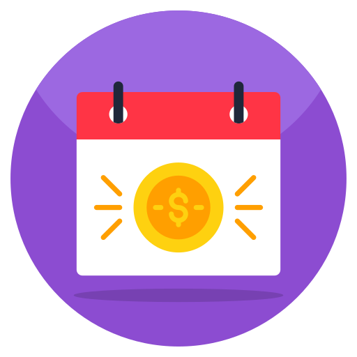 jour de salaire Icône gratuit
