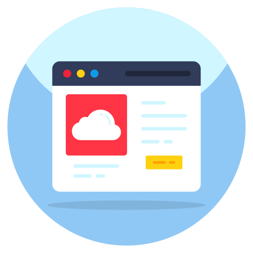 Cloud storage free icon