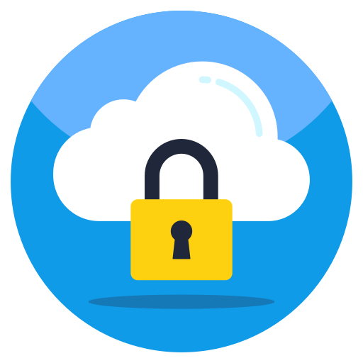 protección en la nube icono gratis