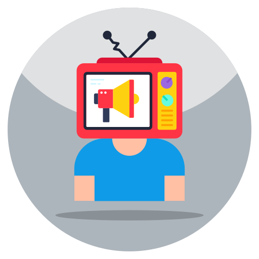 promotion télé Icône gratuit promotion télé Icône gratuit