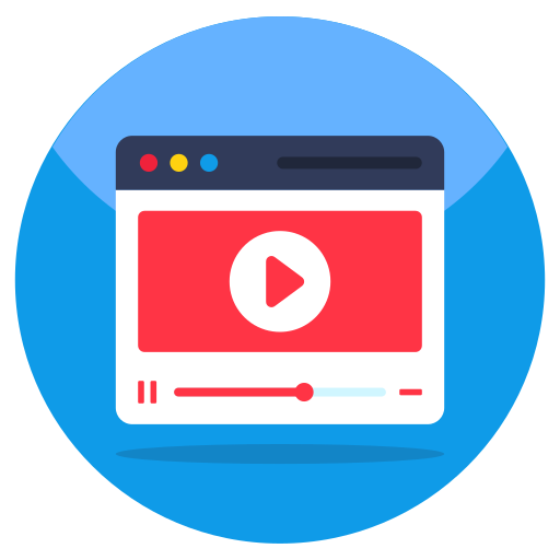 reproduce el video icono gratis