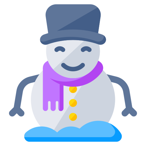 marioneta de nieve icono gratis