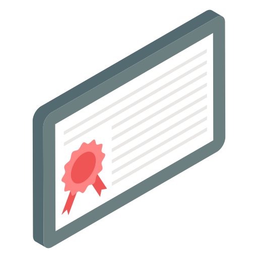 diploma grátis ícone