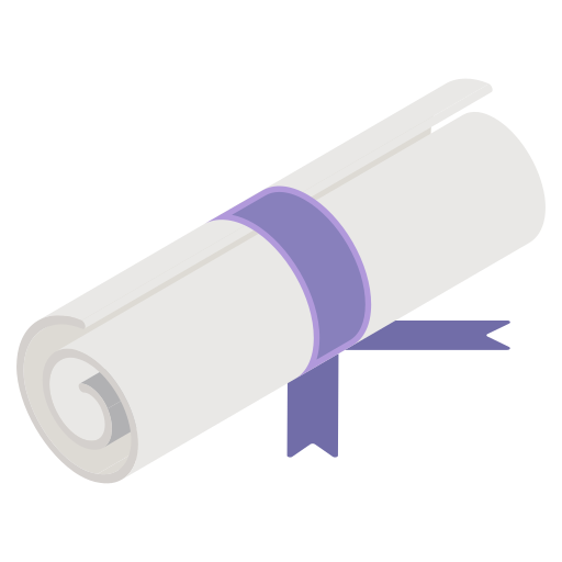diploma grátis ícone