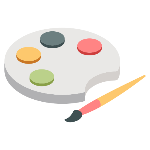 Палитра красок бесплатно иконка