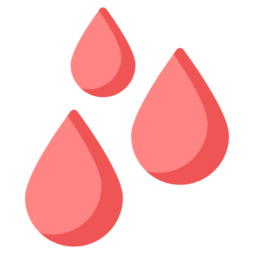 gotas de muestra de sangre icono gratis