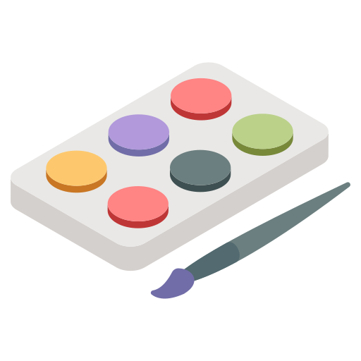 Палитра красок бесплатно иконка