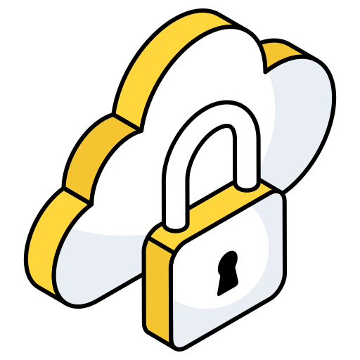 protección en la nube icono gratis