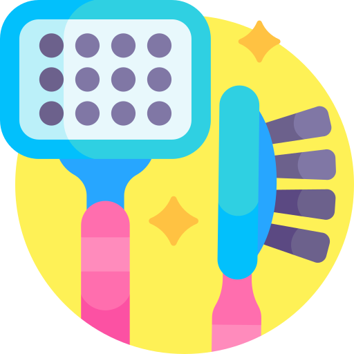 aseo de mascotas icono gratis