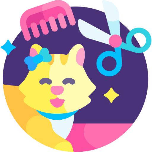 aseo de mascotas icono gratis