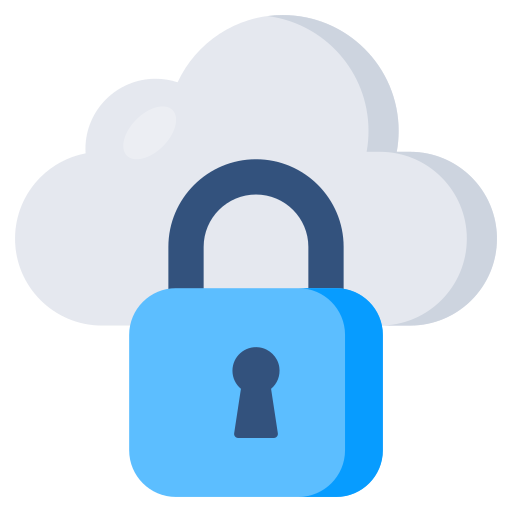 protección en la nube icono gratis