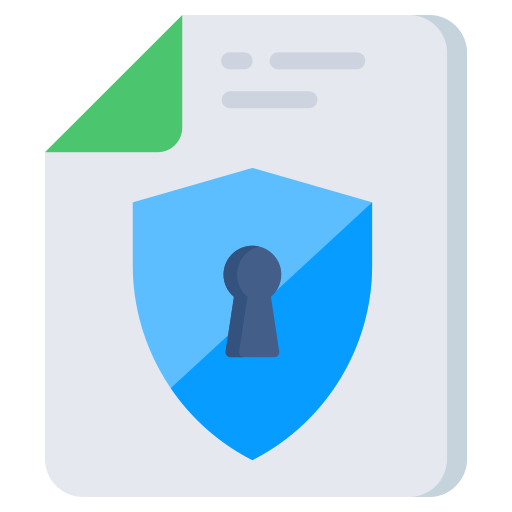 seguridad de archivos icono gratis