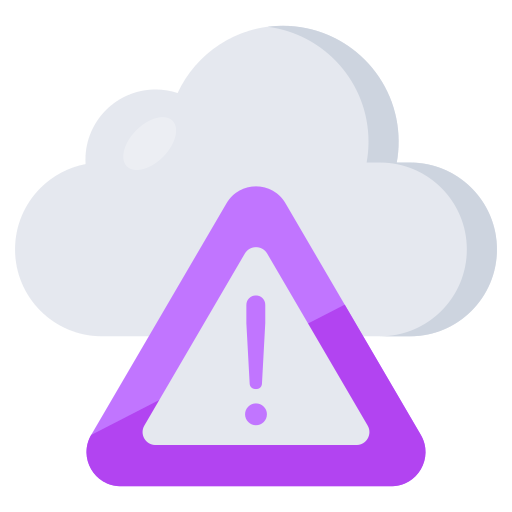 error de nube icono gratis