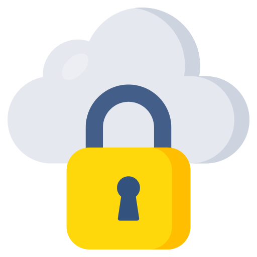 protección en la nube icono gratis