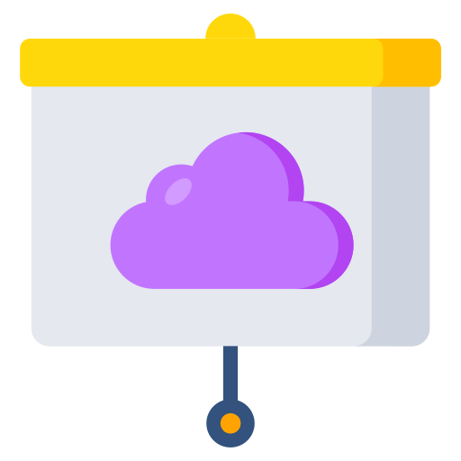 servicio de almacenamiento en la nube icono gratis