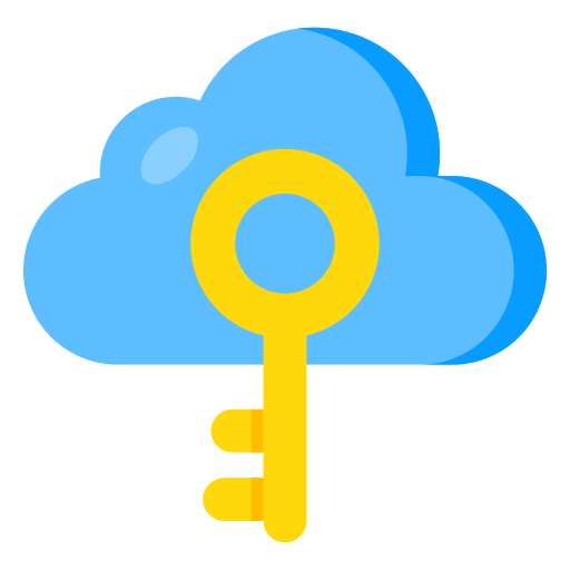 protección en la nube icono gratis