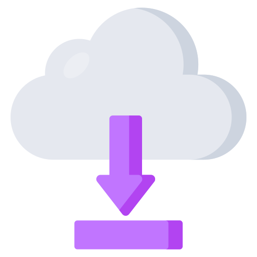 almacenamiento en la nube icono gratis