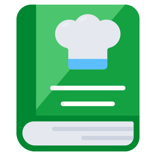 manual de recetas icono gratis