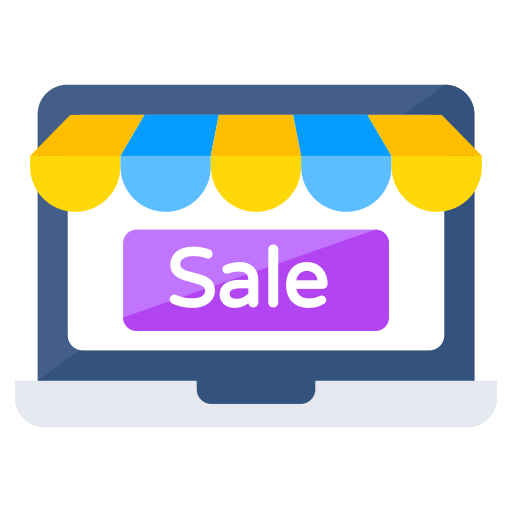 Онлайн покупки бесплатно иконка