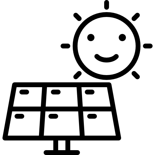 painel solar grátis ícone