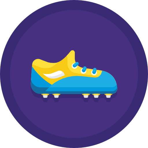 zapatos de fútbol icono gratis