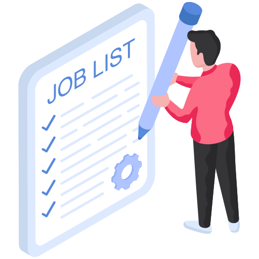 liste d'emplois Icône gratuit