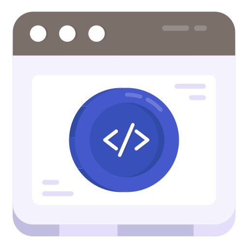 programación web icono gratis