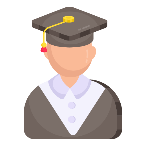 graduación icono gratis